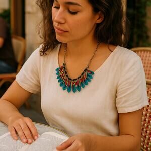 Costume Jewelry from Local Estate Sale – Necklace and Matching Earrings only $12